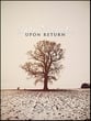 Upon Return piano sheet music cover